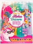 Glitter Gel Smens - Aloha Unicorn Scented Pens, Colored Gel Ink, Medium Point, 8 Count