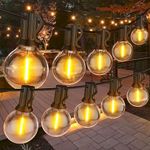 Garden String Light, 30M/100Ft IP45 Waterproof LED Festoon Lights Outdoor, Indoor Outdoor Globe String Lights for Garden, Yard, Wedding, Christmas, Backyard, Terrace, Party, Patio