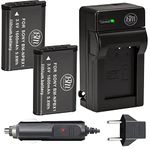 BM Premium 2-Pack of NP-BX1 NP-BX1/M8 Batteries & Charger for Sony CyberShot HDR-AS50, DSC-RX1, DSC-RX1R, DSC-RX1R II, DSC-RX100, DSC-RX100M II, DSC-RX100 III, DSC-RX100 IV, DSC-H300, DSC-H400, DSC-HX300, DSC-HX50V, DSC-HX60V, DSC-HX80V, DSC-HX90V, DSC-WX300, DSC-WX350, HDR-AS10, HDR-AS15, HDR-AS30V, HDR-AS100V, HDR-AS100VR, HDR-AS200V, HDR-AS200VR, HDR-CX240, HDR-CX405, HDR-CX440, HDR-PJ275, HDR-PJ440, HDR-MV1, FDR-X1000V, FDR-X1000VR Digital Camera