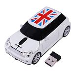 Jinfili Cool Style Car Wireless Mouse Ergonomic USB Gaming Mice for Desktop Laptop PC Notebook