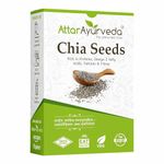 Attar Ayurveda Chia Seeds 1 Kg - For Weight Management and Eating | Pure and Natural | Preservative-free | Non-GMO | Clean and Sorted | Rich in Calcium, Protein, Omega-3 & Fibre