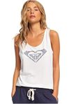 Roxy Womens Losing My Mind Vest Top, White, M EU