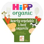 HiPP Organic Hearty Vegetable & Beef Casserole Toddler Tray Meal 12+ months 230g (Pack of 5)