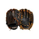 Wilson 2024 A2K B23 12 Pitcher s Baseball Glove - Right Hand Throw, Black/Saddle Tan