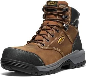 KEEN Utility Men's Evanston 6" Composite Toe Waterproof Leather Durable Construction Work Boots
