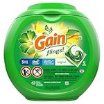 Gain flings! Laundry Detergent Liquid Pacs, Original, 42 Count - Packaging May Vary , 2.06 Pound (Pack of 1)