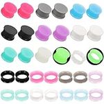 Jusway Gauges for Ears Silicone Ear