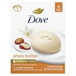 Dove Nourishing Care Shea Butter Beauty Bar, 8 Count, 4 Oz Bars by Dove