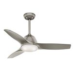 Casablanca Fan Company 59150 Wisp Indoor Ceiling Fan with Remote, Small, Pewter