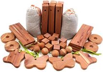 Cedar Moth Repellent Value Pack 40 Items (Sachets, Blocks, Balls, Planks)