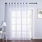 NICETOWN Long Sheer Curtains for Wi