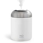 Jianyana Humidifier, 500ML Cool Mist Humidifier Portable Air Humidifier for Bedroom Personal Travel USB Soft Night Light,2 Mist Modes and Auto Shut-Off, Super Quite for Car Office Bedroom Travel