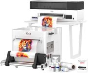 DXZ 2026 14'' A3 DTF Printer with F1080 Printhead – 200% High Speed DTF Machine for Multi-Fabric, One-Click Print-to-Bake & 24/7 Auto-Maintenance, 2-Year Ink Included（Printer+Shaker Oven ）