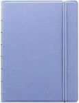 FILOFAX Refillable Pastel Notebook, A5 (8.25" x 5") Vista Blue - 112 Cream moveable Pages - Index, Pocket and Page Marker (B115051U)