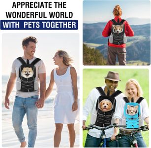 Pawaboo Dog Carrier Backpack, Black, Medium – Pet Travel Bag