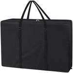 Explore Land Heavy Duty Chair Storage Bag for Folding Longue Zero Gravity Light Weight Transport Folding Rollator Walker (Black)