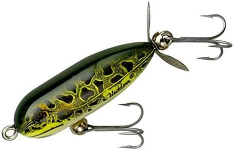 Heddon Lures X0360NF Tiny Torpedo Fishing Lures, Natural Leopard Frog, 1.875"