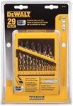 DEWALT Titanium Drill Bit Set with 