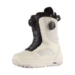 Burton Womens Limelight BOA Snowboard Boots (Stout White, 8.5)