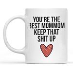 Emost Mommom Mug, Mommom Gift, Gift for Mommom, Mom Christmas Gift, Mom Birthday Gift, Funny Mommom Gift, Mom Present, Mommom Mug, for Mommom, Ceramic Mug 11oz