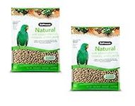 ZuPreem Natural Bird Food Pellets for Parrots & Conures, 3 lb (Pack of 2) - Daily Nutrition, Made in USA for Caiques, African Greys, Senegals, Amazons, Eclectus