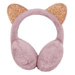 BXT Cute Animal Earmuffs Winter Warm Cat Ear Muffs Faux Fur Outdoor Sports Thermal Earmuffs Ear Covers Headband