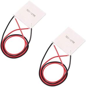 IDUINO 1pcs TEC1-12706 Semiconductor Refrigeration Tablets TEC1-12706 12V 6A Heatsink Thermoelectric Cooler Cooling Peltier Plate Module 40x40MM