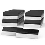 Gomake Vinyl Squeegee Anti-Scratch Window Tint Application Tool Mini Vinyl Wrap Felt Edge Squeegee for Car Vinyl Scraper Decal Applicator Tool Tint Film Wallpaper Tool-100 Units (Dark-Black)