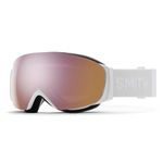 SMITH I/O MAG S Goggles with ChromaPop Lens for Women – Performance Snowsports Goggles with Easy Lens Change Technology for Skiing & Snowboarding – White Vapor + Everyday Rose Gold Mirror Lens