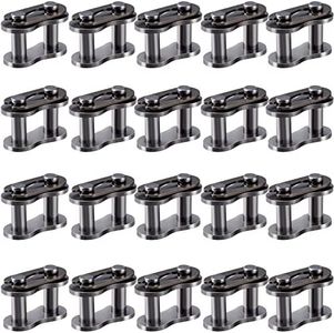 PAGOW 20x 420 Chain Master Link Roller Heavy Duty Drive Connector for 90cc 110cc 125cc 150cc Quad Buggy MB200 Tao Tao Coolster Pit Dirt Bike Scooter ATV Motorcycle Coleman CT200U BT200X Baja Warrior