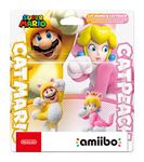 Super Mario Collection Cat Mario and Cat Peach amiibo