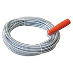 KATSU Drain Cleaner Unblocker Auger Flexible Snake Wire 10m x 9mm for Kitchen Sink Plumbing Pipe Cleaning 318710