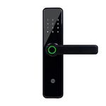 Yale YDME 50 NxT, Smart Door Lock with Biometric, Pincode, RFID Card & Mechanical Keys, Color- Black, for Home & Office (Free Installation)…