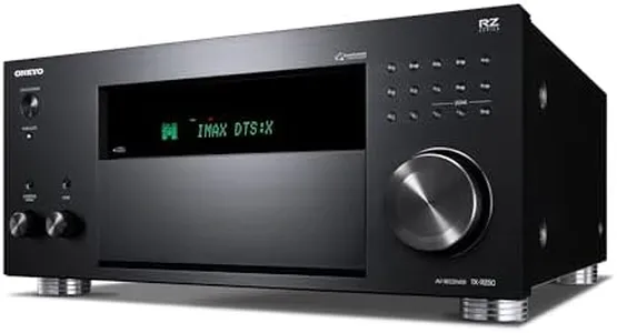 Onkyo TX-RZ50 9.2-Channel AV Receiver - 120 Watts Per Channel, Dirac Live Out of Box, Works with Sonos Certified, THX Certified and More