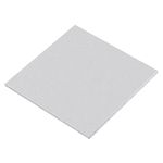 uxcell 1060 Aluminum Sheet, 100mm x 100mm Rectangle Aluminum Plate 5mm Thick Flat Metal Stock with Protective Film