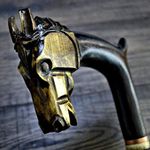 Canes Walking Sticks Wood Reeds Wooden hand-carved carving Handmade Cane Stick Accessories (Horse, inch)