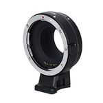 Commlite CM-EF-EOS M Auto-Focus Lens Mount Adapter for EF/EF-S Lens to Canon EOS M (EF-M Mount) Mirrorless Camera Lens Converter Ring for Canon EOS M1 M2 M3 M5 M6 M10 M50 M100