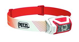 PETZL Actik Core, Rechargeable Front Lamp, Red, U, Unisex-Adult