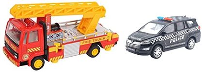 Centy Toys Fire Ladder Truck, Yellow Cristiano Police - Public Order Response, Kid