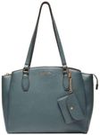 Anne Klein Triple Compartment Tote, Rosemary, Rosemary