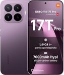 XIAOMI 17T Pro, Smartphone 12+256 GB, 6.83" 144Hz eye-care display, 7000mAh (typ) Silicon-carbon Battery, Leica 5x Telephoto, 100W HyperCharge, Deep Violet, 1 year extra warranty