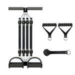 SPIKE Pro Tummy Trimmer Adjustable Resistance Tube with Door Attachment and Handles for Abs Bicep Leg Exerciser Sit up Home Exercise (Spike Pro Tummy Trimmer)