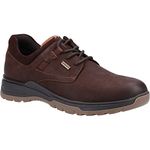 Hush Puppies Men's Pele Lace Up Sneaker, Brown, 11 UK