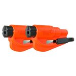 Resqme GB0-RQMTWIN-ORANGE Car Escape Tool, Orange, 2 Resqme