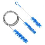 Xerteam CPAP Tube Cleaning Brush, CPAP Mask Cleaning Brush, CPAP Hose Cleaning Brush Kit, for CPAP Hoses, For 7 Foot Hose and 15mm 19mm Diameter CPAP Hose, Tube Brush for Cleaning Hoses(Blue)