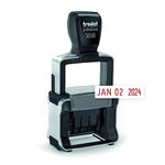 Trodat 5030 Professional 4.0 Date Only Stamp, Self Inking, Impression Size 1-5/8” x 3/8” (Red)