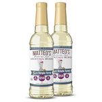 Matteo's Cocktail Mixes - Sugar free Syrup - Delicious Cocktail Mixers, Premium Bartender Style Cocktails, 750 milliliters, 2 Count