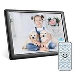 Yabumak Digital Photo Frame 8 inch Remote Control Digital Picture Frame 1280 * 800 High Resolution Photo/Music/Video Player Full IPS Display Electronic Photo Player Smart Digital Picture Frame