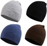 XIAOHAWANG Baby Beanies Unisex Soft Toddler Cotton Hats Slouchy Infant Skull Caps Cool (4 Pack 2, 6-36 Months)