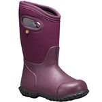 BOGS Boys York Solid Plum Insulated Warm Wellies Boot 72601 500 (Numeric_1)